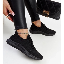 D/GMR Černé látkové tenisky Milena černá 2