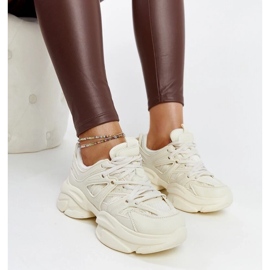 D/GMR Světle béžové sportovní tenisky značky Feaven béžový 2 D/GMR Světle béžové sportovní tenisky značky Feaven béžový 2