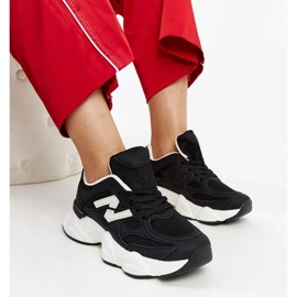 D/GMR Černé tenisky s masivní podrážkou Gergely černá 1