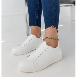 D/GMR Bílé tenisky na platformě značky Hagosa bílý 2