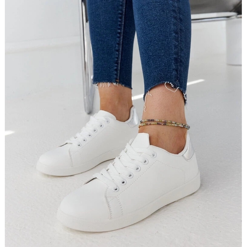 D/GMR Bílé tenisky na platformě značky Hagosa bílý 2