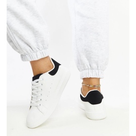 D/GMR Černobílé tenisky na platformě Ariam bílý 2