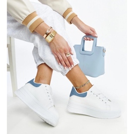 D/GMR Bílé sportovní boty na platformě Ottavia bílý 2