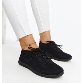 D/GMR Černé látkové tenisky Zahira černá 1