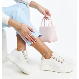 D/GMR Béžové tenisky se silnou podrážkou Walida béžový 2