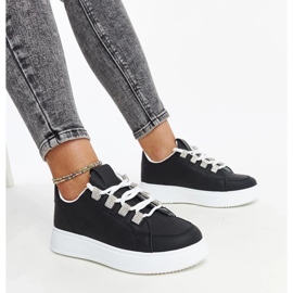 D/GMR Černé tenisky Walida se silnou podrážkou černá 1