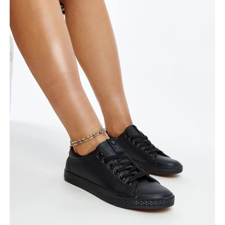 D/GMR Černé tenisky z ekokůže Luz černá 1