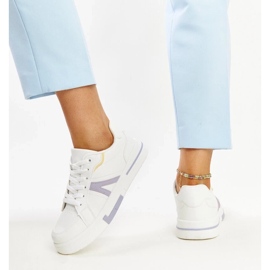 D/GMR Bílé tenisky s barvou Zorica bílý 2