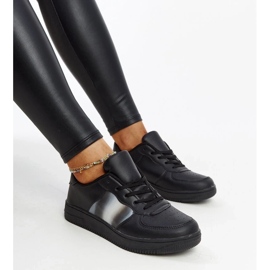 Černé tenisky na platformě Asmarin černý 2