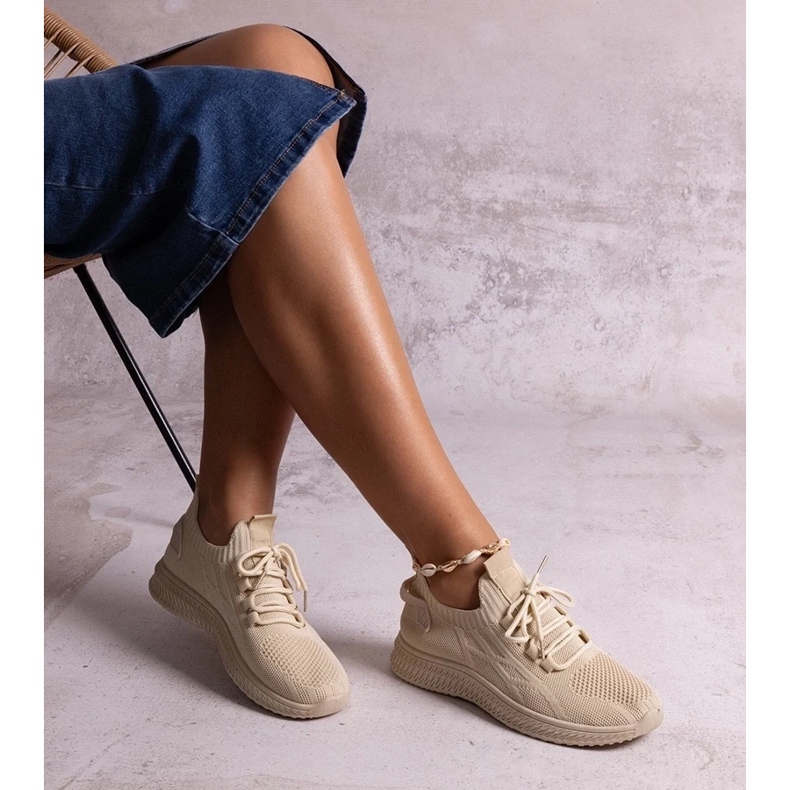 D/CEO Béžové sportovní tenisky Khitam béžový 2