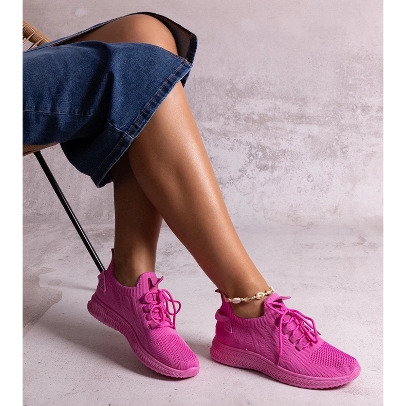 D/CEO Tmavě růžové sportovní tenisky Khitam růžový 2 D/CEO Tmavě růžové sportovní tenisky Khitam růžový 2