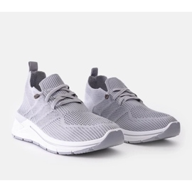 D/CEO Šedé nazouvací tenisky Gaberla šedá 2