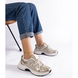 D/CEO Tenisky tenisky tenisky Zlaté sportovní boty zlatý 1 D/CEO Tenisky tenisky tenisky Zlaté sportovní boty zlatý 1