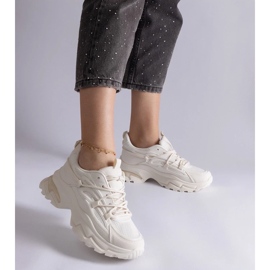 D/CEO Béžové sportovní tenisky s masivní podrážkou Roxana béžový 2