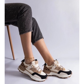 D/CEO Béžové tenisky zdobené zvířecím motivem Soria béžový 2