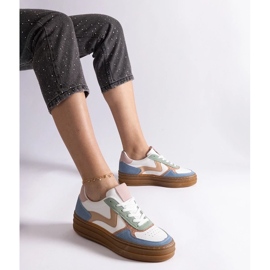 D/CEO Modré tenisky s gumovou podrážkou Quica modrý 1