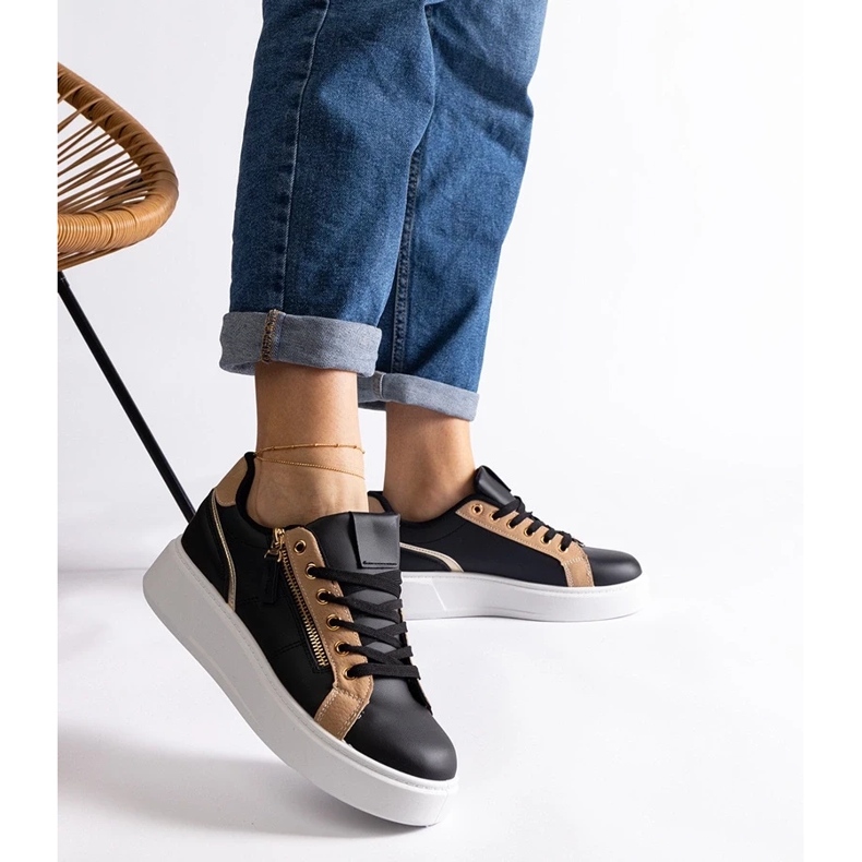 D/CEO Černé dámské sportovní tenisky Benedetta černá 2