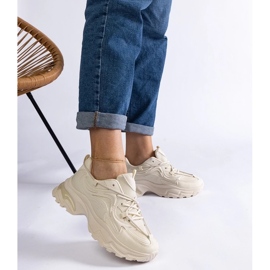 D/CEO Béžové dámské sportovní tenisky Urena béžový 2