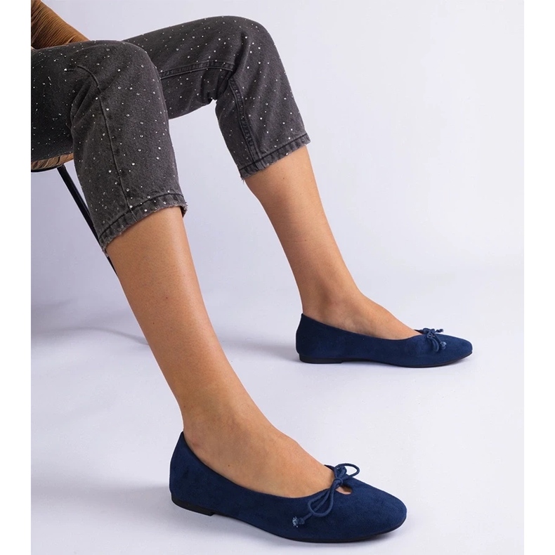 D/CEO Ballerinas námořnictva s dekorativním lukem 2