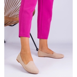 D/CEO Beige Classic Ballerinas z Ekozamsz Valensia béžový 2 D/CEO Beige Classic Ballerinas z Ekozamsz Valensia béžový 2