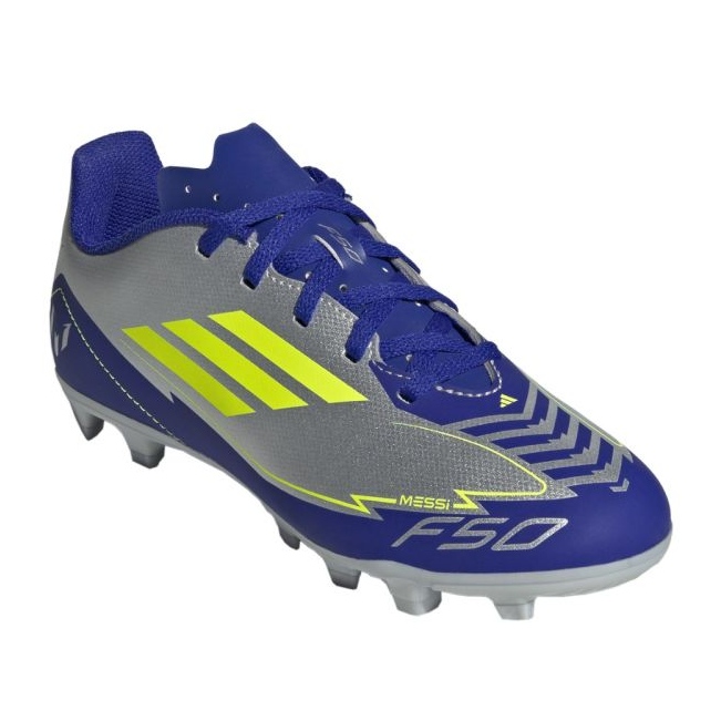 Adidas F50 Club FG/MG Messi IH0926 Fotbalové boty modrý 1 Adidas F50 Club FG/MG Messi IH0926 Fotbalové boty modrý 1