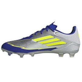 Adidas F50 League FG/mg IH0918 Silver-Blue Shoes stříbro 1
