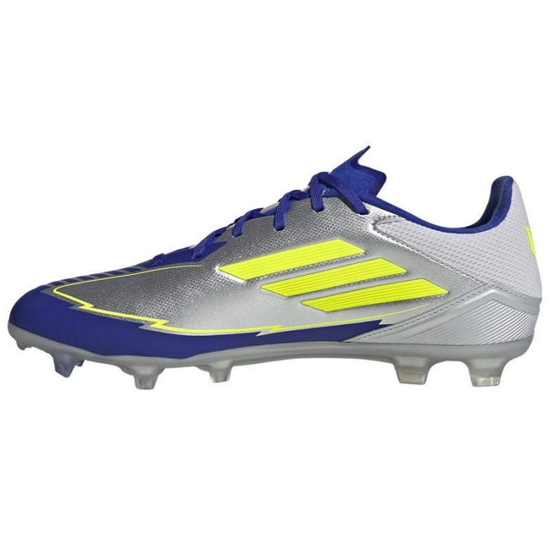 Adidas F50 League FG/mg IH0918 Silver-Blue Shoes stříbro 1