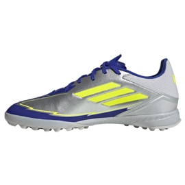 Adidas F50 League Messi TF IH0919 Silver-Blue stříbro 1