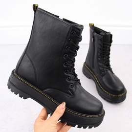 News Dámské zprávy EVE455 Black Boots černý 1