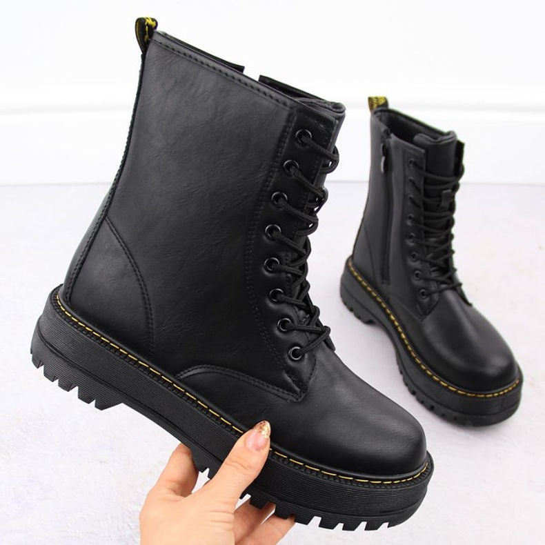 News Dámské zprávy EVE455 Black Boots černý 1