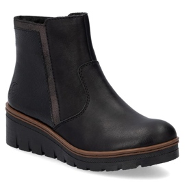 Dámské Rieker X9150-00 Black Boots černá 1
