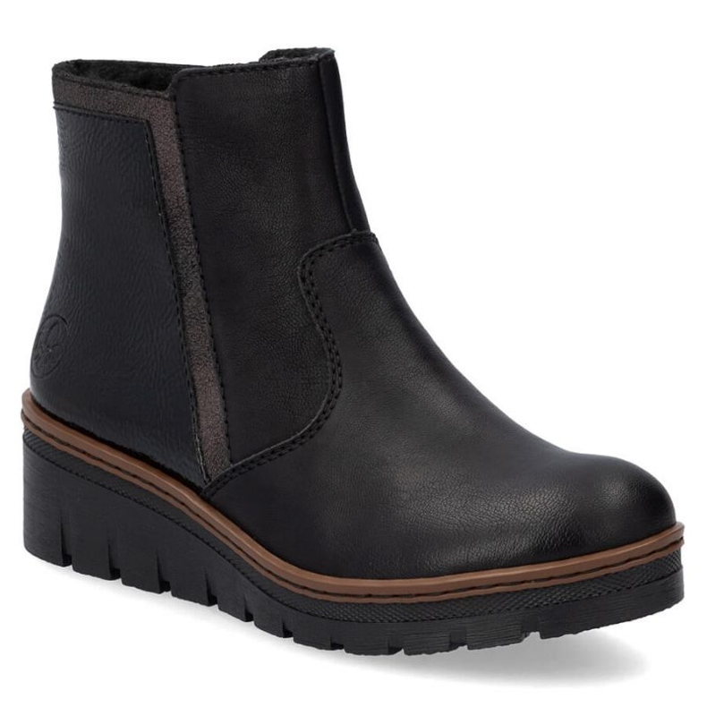Dámské Rieker X9150-00 Black Boots černý 1