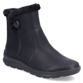 Dámské Rieker Z0080-00 Black Boots černá 1