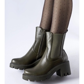 D/CEO Tmavě zelené kotníkové boty Hattiesburg zelená 1 D/CEO Tmavě zelené kotníkové boty Hattiesburg zelená 1