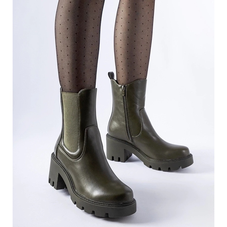 D/CEO Tmavě zelené kotníkové boty Hattiesburg zelená 2 D/CEO Tmavě zelené kotníkové boty Hattiesburg zelená 2