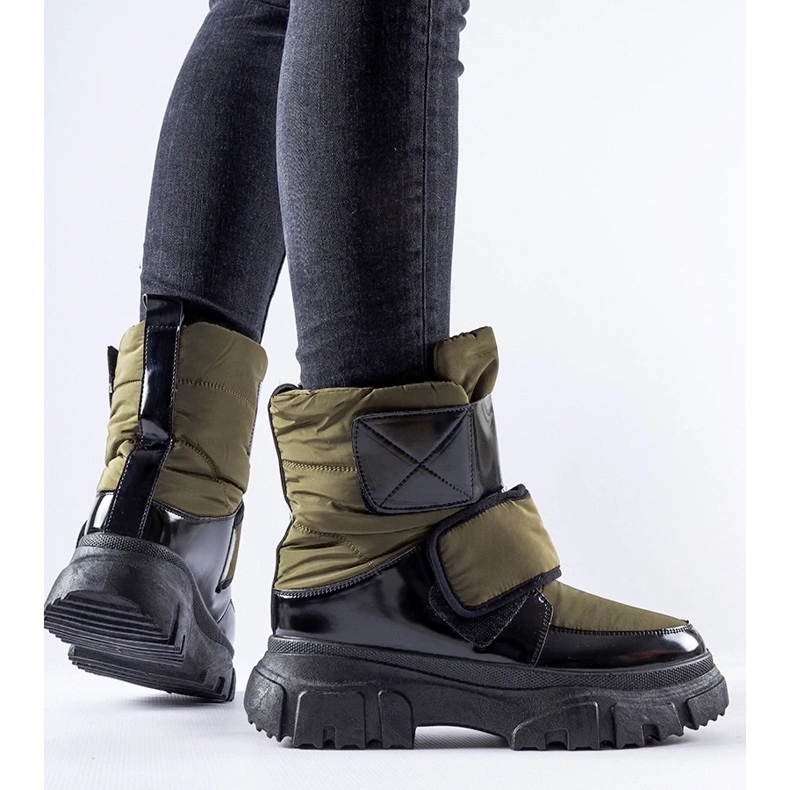 D/CEO Zelené zateplené sněhule Hutchinson zelená 1 D/CEO Zelené zateplené sněhule Hutchinson zelená 1