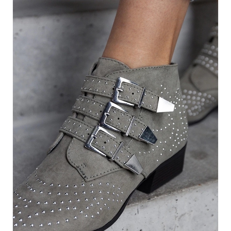 D/CEO Zelené ozdobné kotníkové boty na nízkém podpatku Forever zelená 2 D/CEO Zelené ozdobné kotníkové boty na nízkém podpatku Forever zelená 2