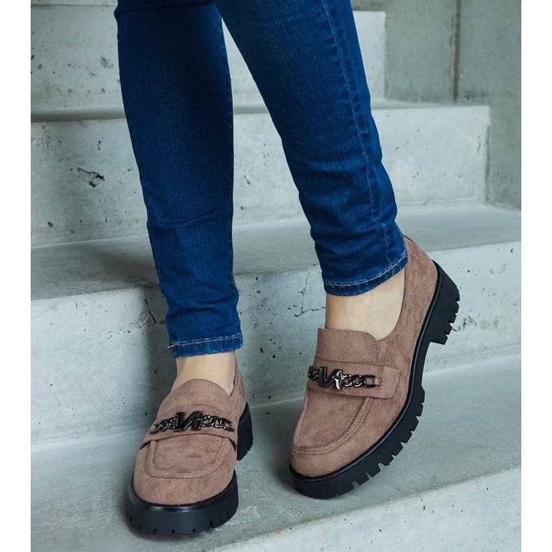 D/CEO Hnědé semišové mokasíny Vinceza hnědý 1