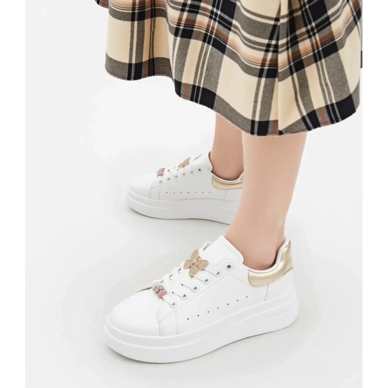 Dámské tenisky Azora Gold zlatý 1 Dámské tenisky Azora Gold zlatý 1