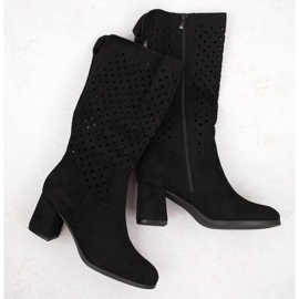 M.Daszyński Openwork Boots M. Daszyński v SAN43A černý 1