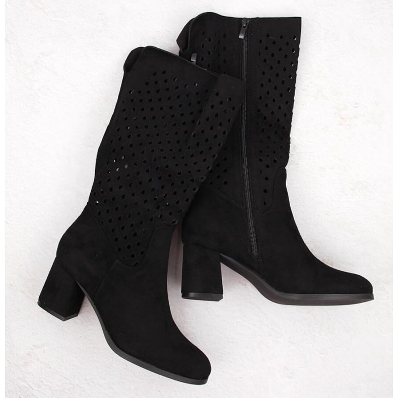 M.Daszyński Openwork Boots M. Daszyński v SAN43A černý 1