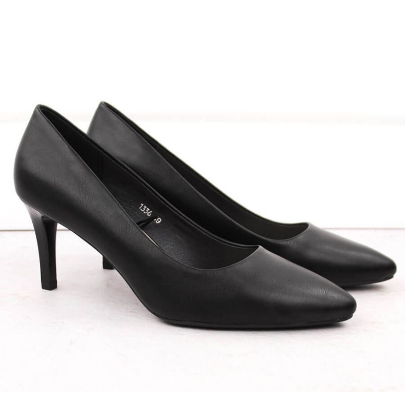 Vysoké podpatky Sergio Leone SK414F Black černý 1