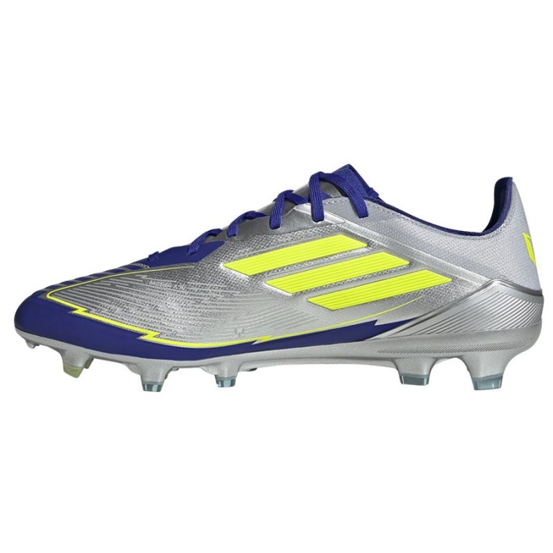Adidas F50 Pro Messi FG Jr8023 Silver Football Shoes stříbrný 1 Adidas F50 Pro Messi FG Jr8023 Silver Football Shoes stříbrný 1