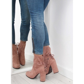 Kozačky na širokém podpatku růžové 1318 růžové růžový 1 Kozačky na širokém podpatku růžové 1318 růžové růžový 1