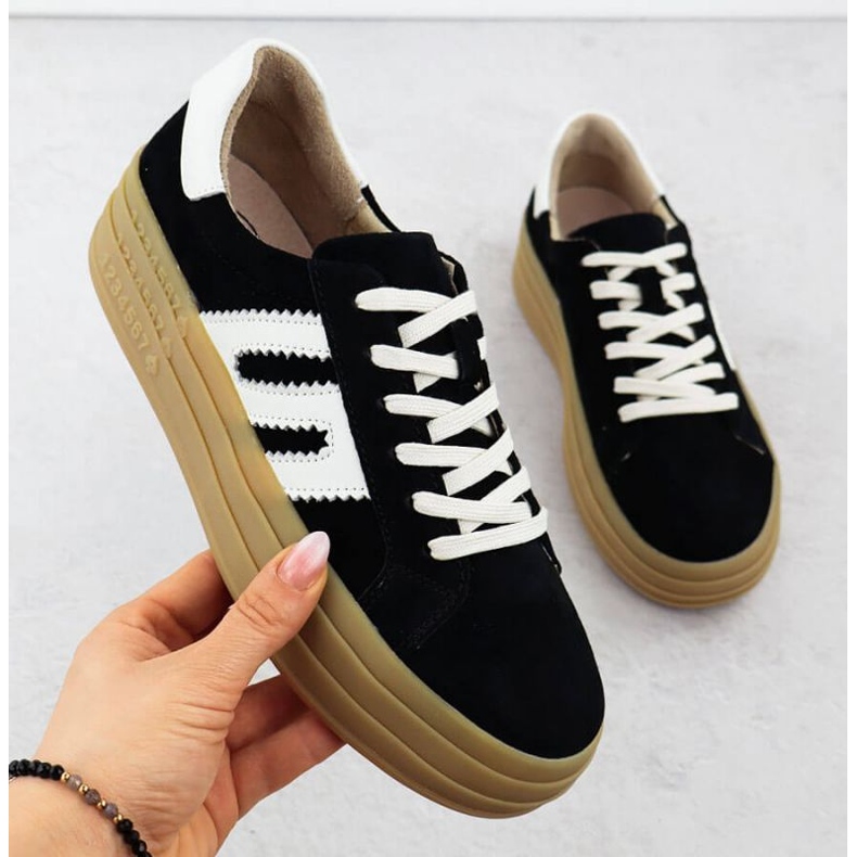 Boty na platformě Filippo Paw589 Black černá 1 Boty na platformě Filippo Paw589 Black černá 1