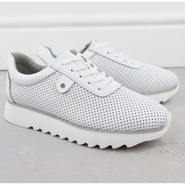 S.Barski Boty na platformě S. Barski LR51-629 WHITE bílý 2