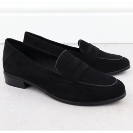 Boty lordů Potocki Suede SZ12585 Black černá 2