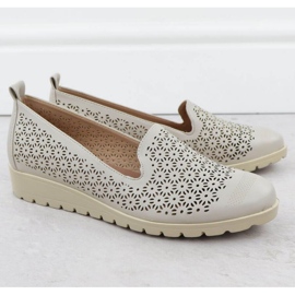 M.Daszyński Boty na M. Daszyński MR1628-20 v květech šedá 2