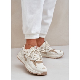 Dámská sportovní bota Big Star NN274A096 Hi-Polish Beige System béžový 2