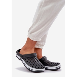 Světelné pěnové ženské černé žabky černá 1